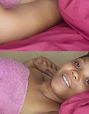 Solo Ebony Plays with Pussy Till She Squirts