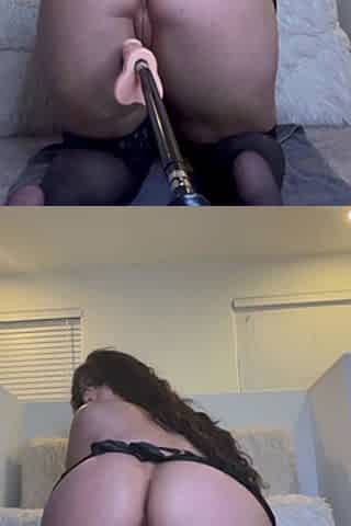 Milky ass solo hoe anally toys