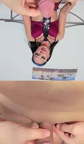 I Sucked Three Dicks and Full Cum in My Mouth