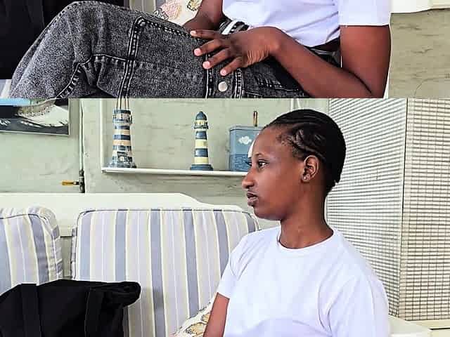 I knew this SHY EBONY would ditch her BF