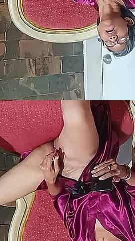 My Stepmother on a Hot Video Call and I Catch Her. I Put It Deep Inside Her and Got Her Pregnant.