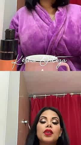 Sexy Latina Kesha Ortega Talks About Her Hookups & Takes a Shower!
