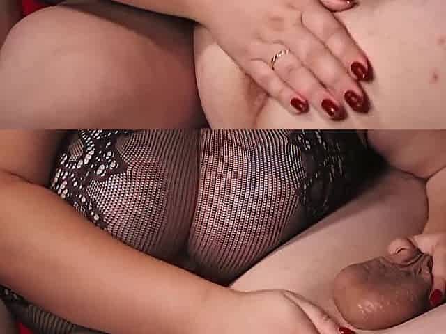 Hawt mother I'd like to fuck Gives Prostate Massage and Milks His Dick