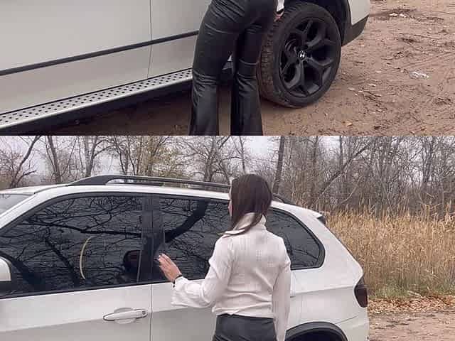 Lactation Kink in the Car Mommy's Command