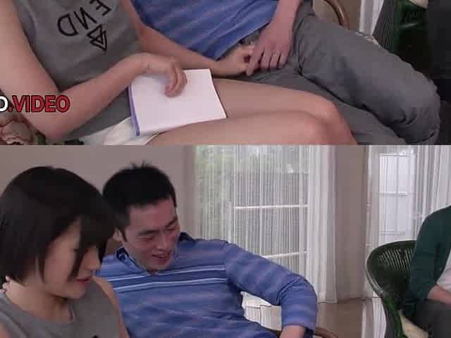 Asian beauty takes on double pleasure in steamy scene