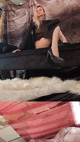 BTS MM Photoshoot Posing In Hot Ebony Bodysuit With Sleeves two