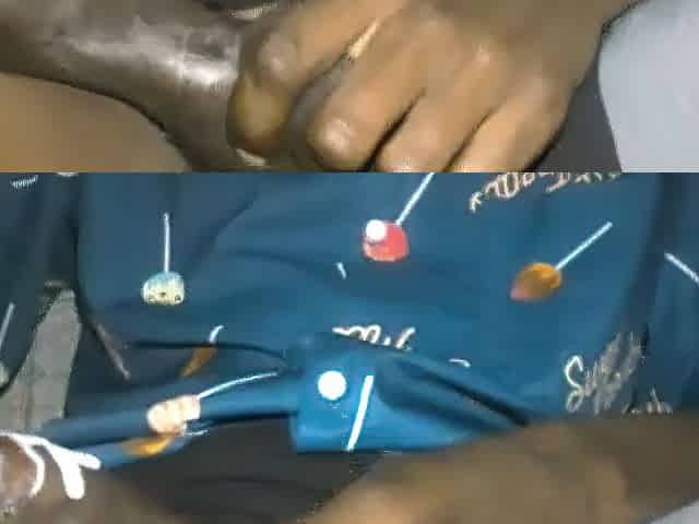 PULLING THE PANTIES TO THE SIDE AND JERKING OFF MY GIANT PENIS ????????????