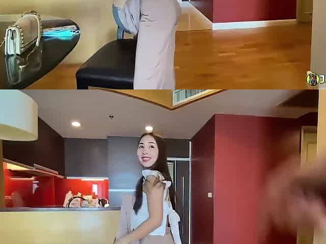 JohnTronX - Getting the hottest XXX welcome gift from a hot Oriental sweetheart in POV