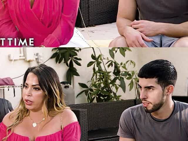 ADULT TIME - Railing My Large Tit Golden-haired Teacher with My Hawt Stepmom