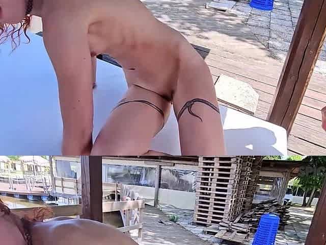 Outdoor Foursome in the Lagoon