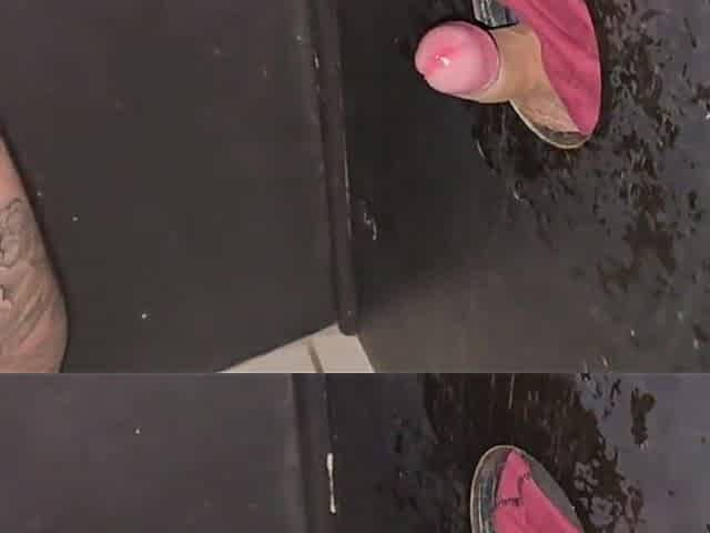 We Don't Always Have Luck at the Gloryhole, the Cuckold Filmed Me with a Small, Thin Dick
