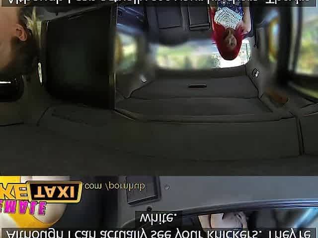 FemaleFakeTaxi Redhead Fingerfucked by Cabbie