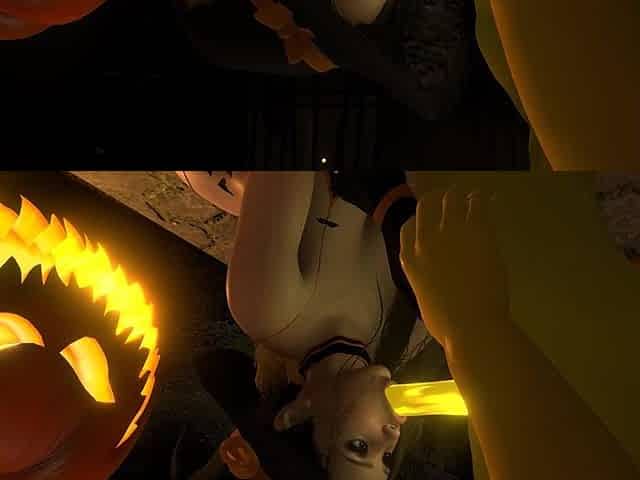 Hawt Witch Screws the Pumpkin King on Halloween