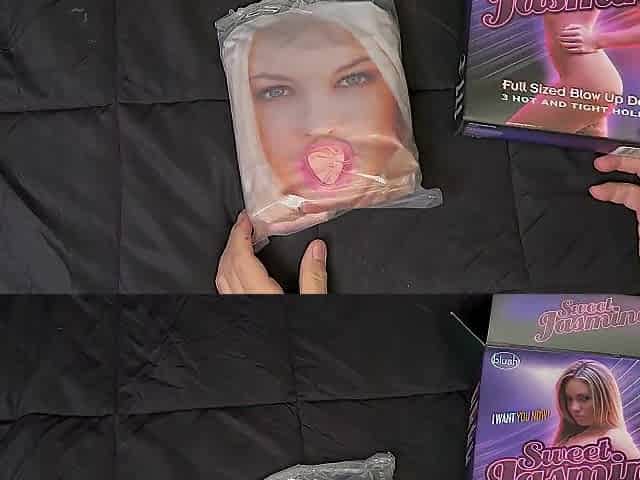 EDEN ENJOYMENT PRODUCTS - Fascinating Jasmine Blowup (Inflatable) Sex Doll opening box