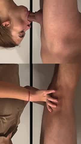 Cheating Girlfriend Gets Face Fucked and a Facial