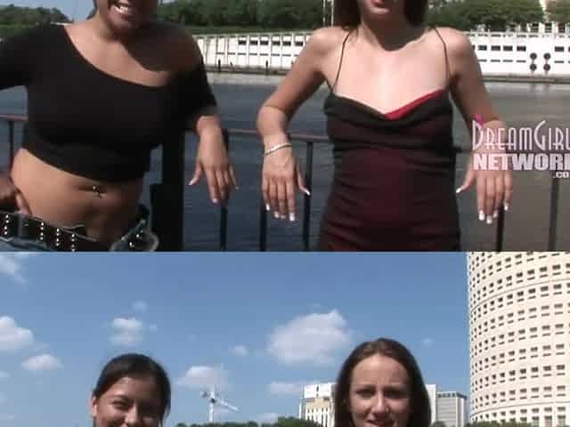 Lalin girl Lesbos Flash In Public And In A Limo
