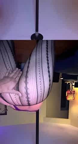 Busty blonde amateur blowjob and fingers her pussy