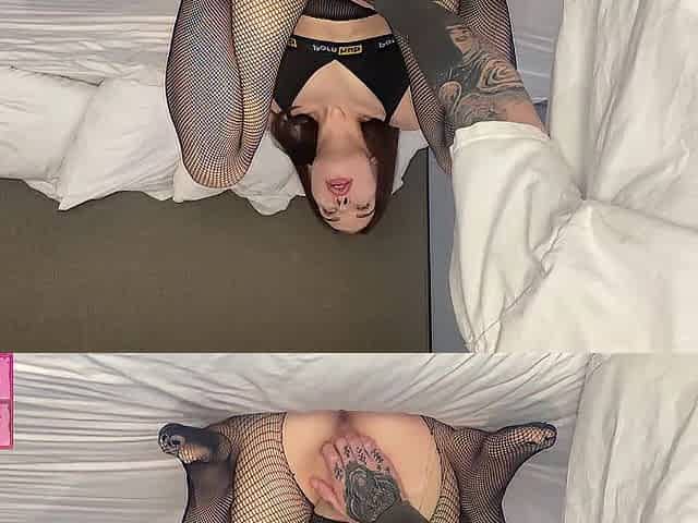 Hawt Brunette hair Gets Screwed By a Large Weenie In a Roadside Hotel