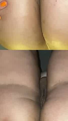 Big Ass MILF Flashing in the Bathroom