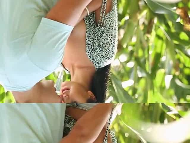 Mia Manarote And Melanie Moon - Caught Beauties Beautiful Busty Brunette Fucking In The Middle Of The Field