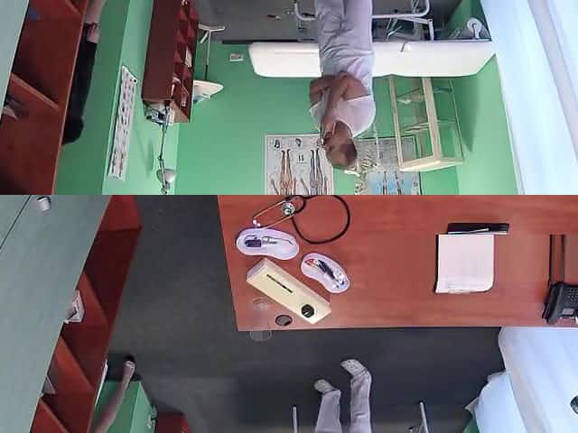 Tall redhead student sucks and fucks doctor