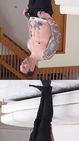Bts: Dilf Alex Legend Shows off His Butt and Big Cock!