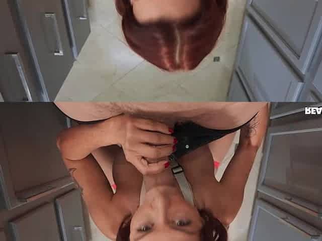 Serving Hot Pie To The Neighbor: Big Boobed Redhead MILF Alexis Fawx and Scott Nails
