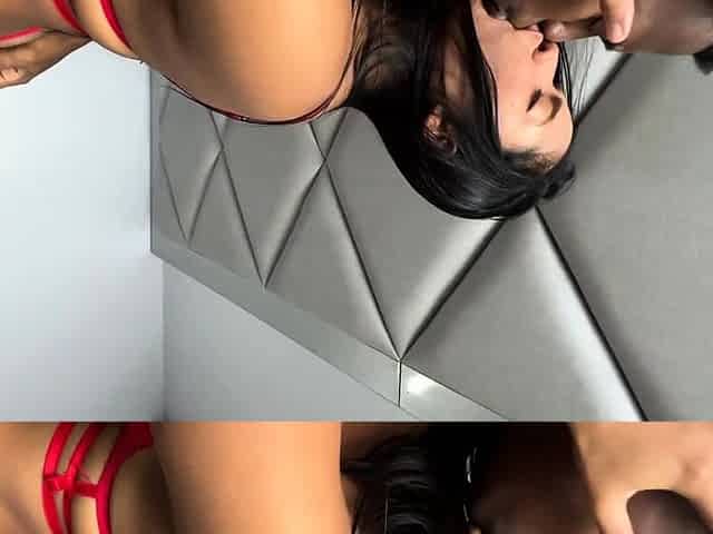 she takes every last drop of cum from bbc -amateur couple-