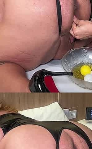 Busty BBW Has an Accidental Pee Moment During Filming