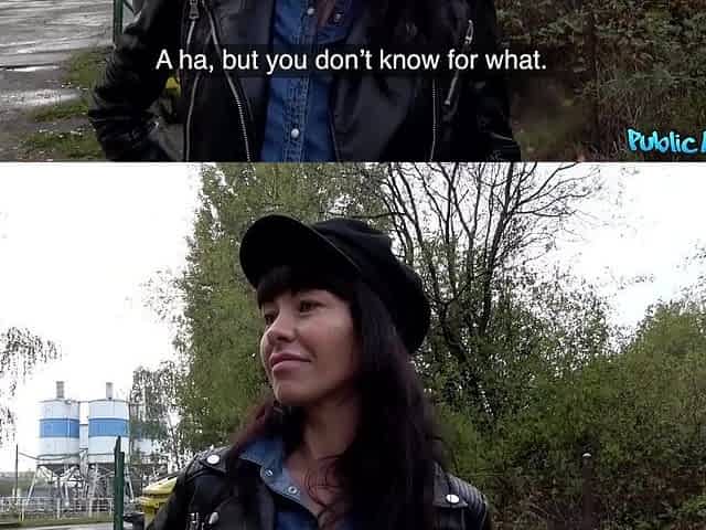 Genuine PUBLIC OUTDOOR SEX - Public Agent