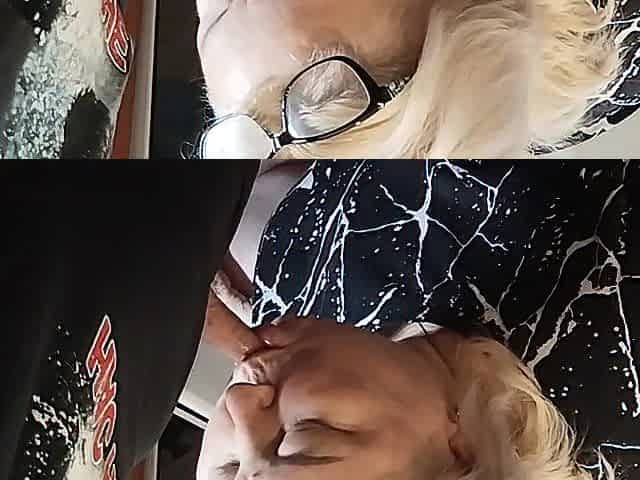 after a unfathomable oral sex, the mother-in-law spat out the goo
