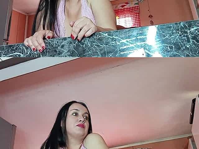 Hot Stepmom Fucks Her Perverted Stepson in the Kitchen