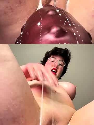 Busty brunette bitch with big boobs