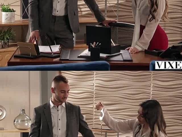 VIXEN Wicked Seductress Aria Lee Devours Coworker's Giant Jock In Her Boss's Abode
