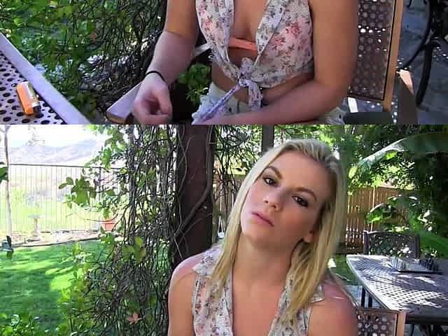 hot amateur blonde close up masturbation HD