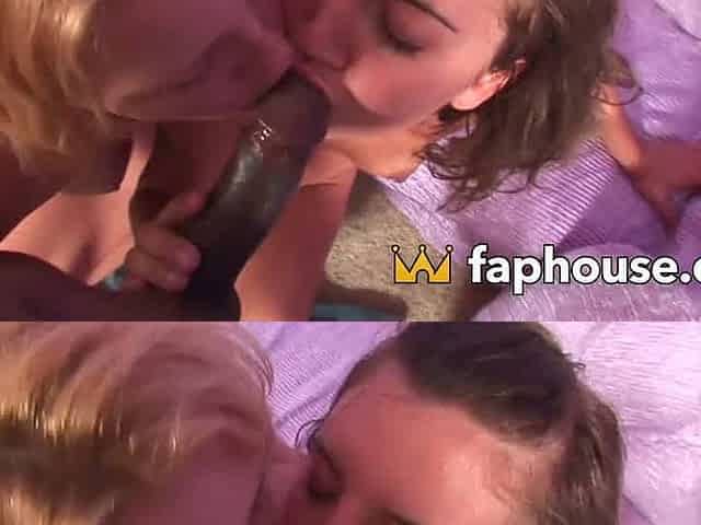 Teen 3 way with ebony man gets insane and horny