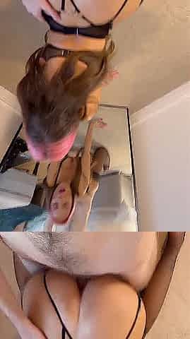 Doggy in the mirror is always a winner