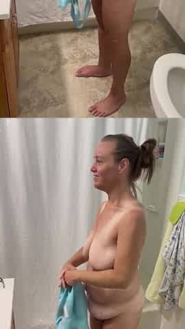 Getting undressed and posing naked for you!