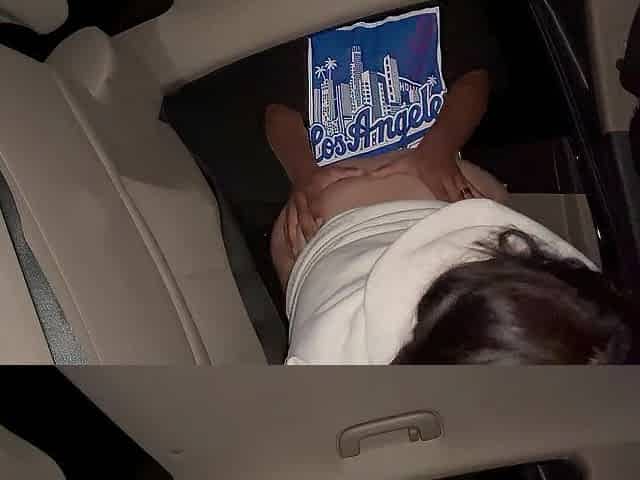 A quickie in the backseat