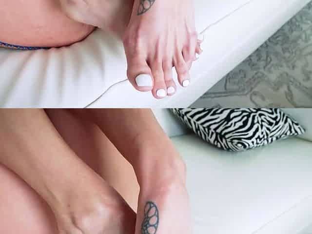JOI Foot Tease With Brunette Babe Ivy Ireland