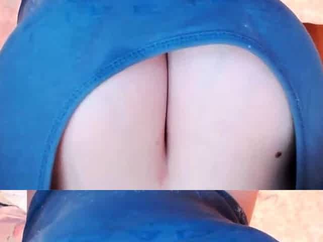 Busty Blonde Threesome on Webcam