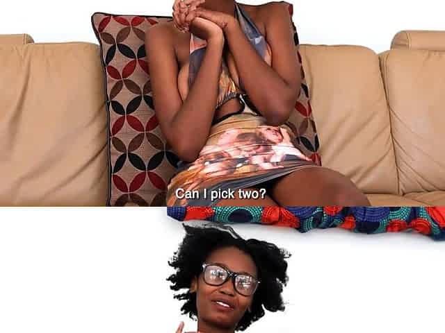 BIG TITS EBONY TEEN was just here to study