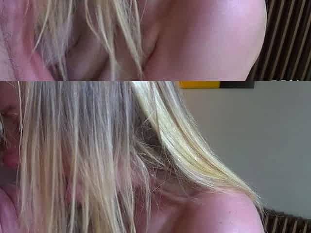 Hot amateur blonde blowjob in HD