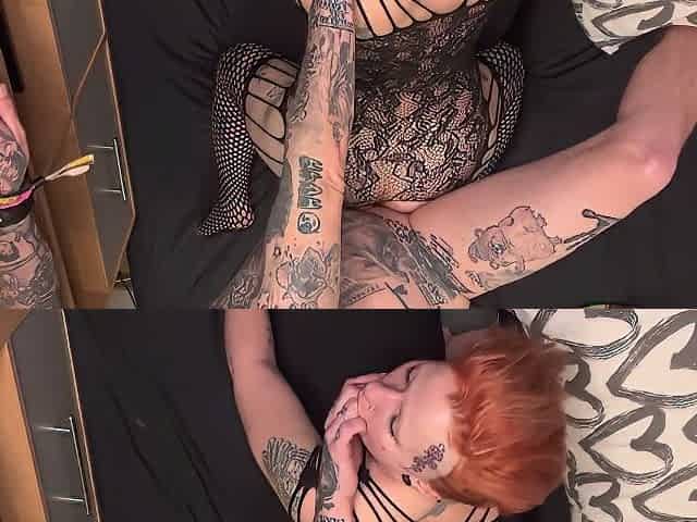 Whining Until She Milks The Cum On Her Face