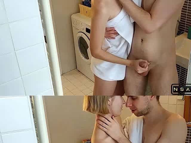 Amateur Teen 18+ Girl Strokes Thick Dick Of Her Bf