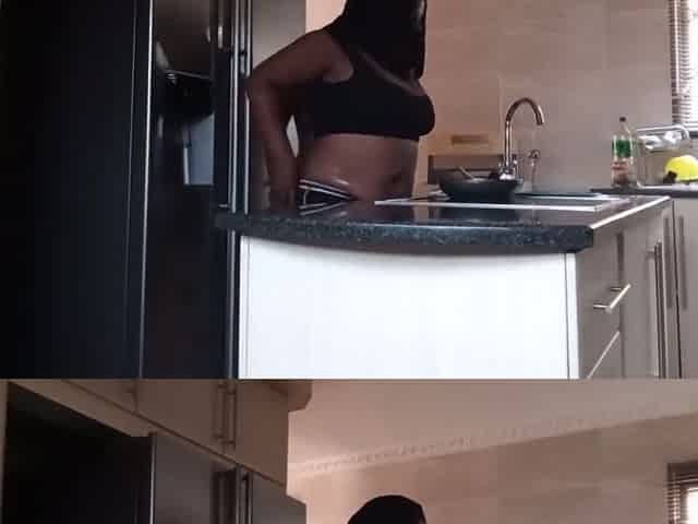 Pregnant Fucking In The Kitchen Watch The Stove Slut