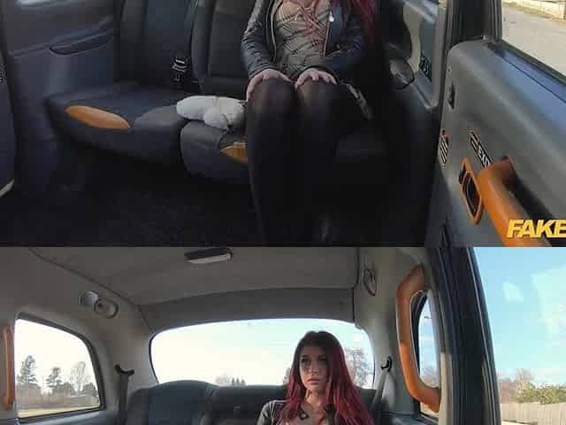 Fake Taxi British gymnastics teacher ATLANTA MORENO screwed in the taxi