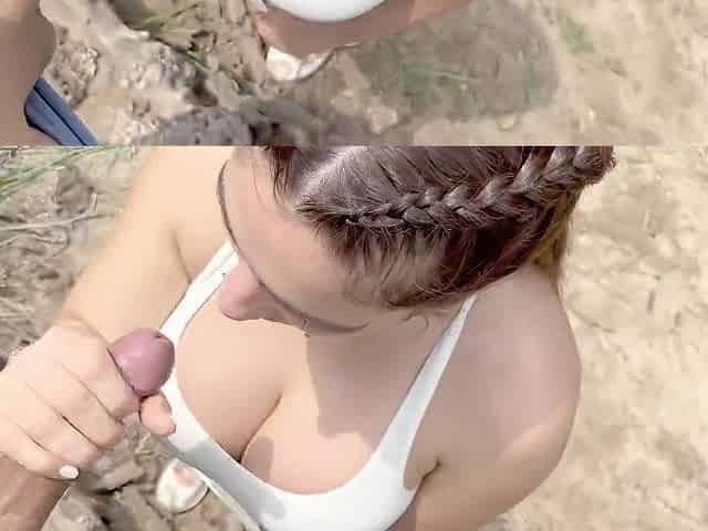 Thick Amateur Honey Gets A Perspired Anal Bang In The Trail