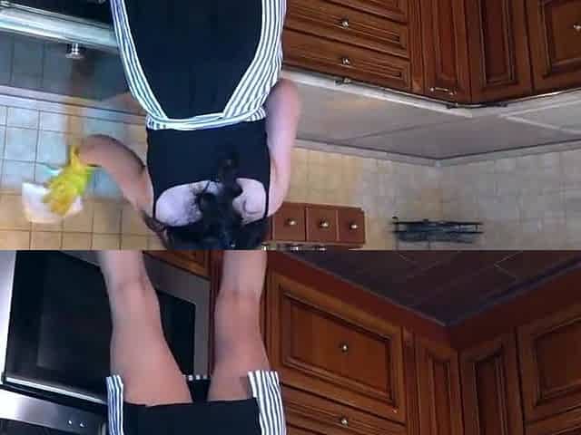 Step-Son Caught and Seduced by Busty Brunette Stepmom