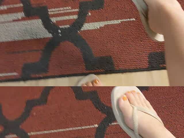 Feet in Flip Flops